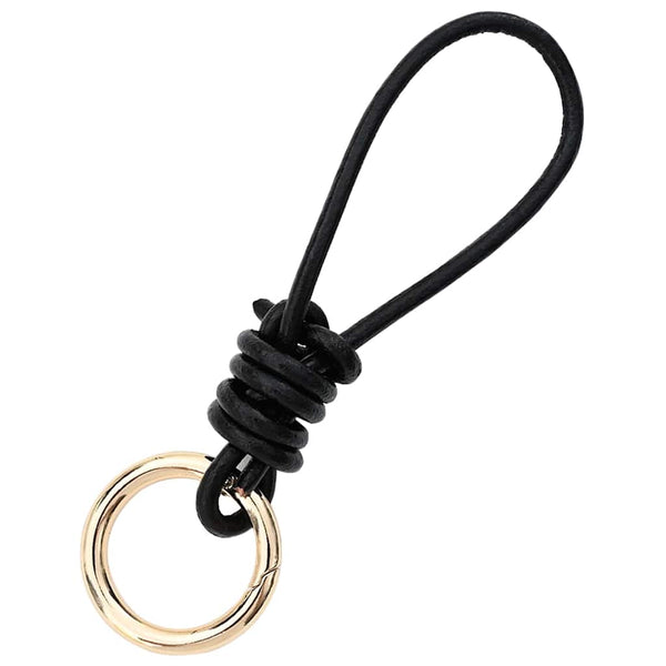 Schwarze Lederschnur Ø3 mm, 5 m