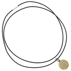 Dunkelbraune Lederschnur, Ø1,5 mm, 10 m