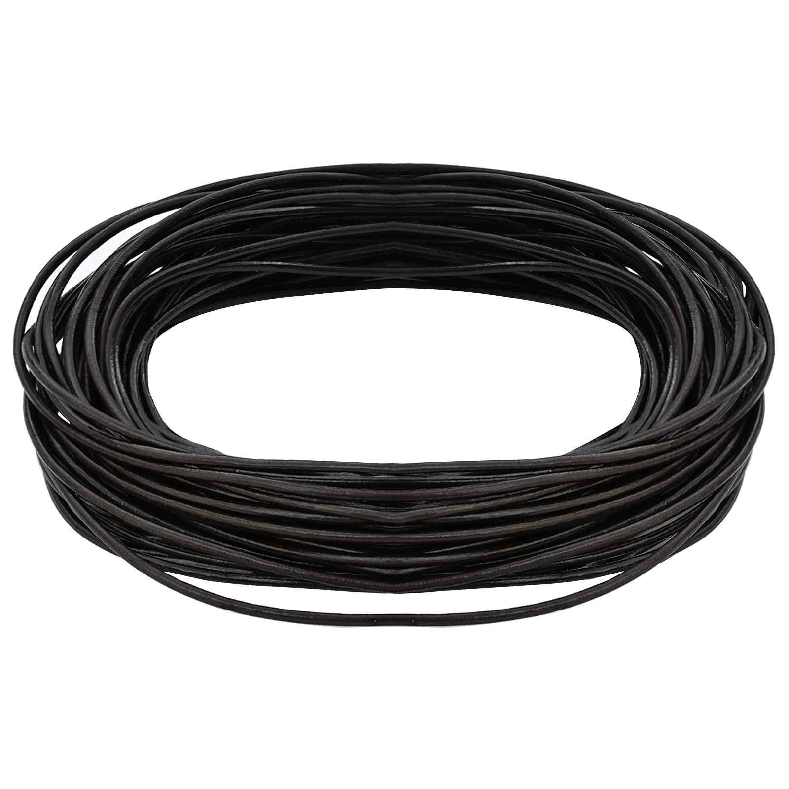 Dunkelbraune Lederschnur Ø1,5 mm x 50 m