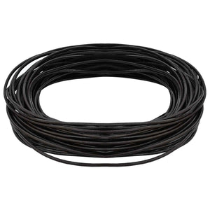 Dunkelbraune Lederschnur - 2mm x 10m