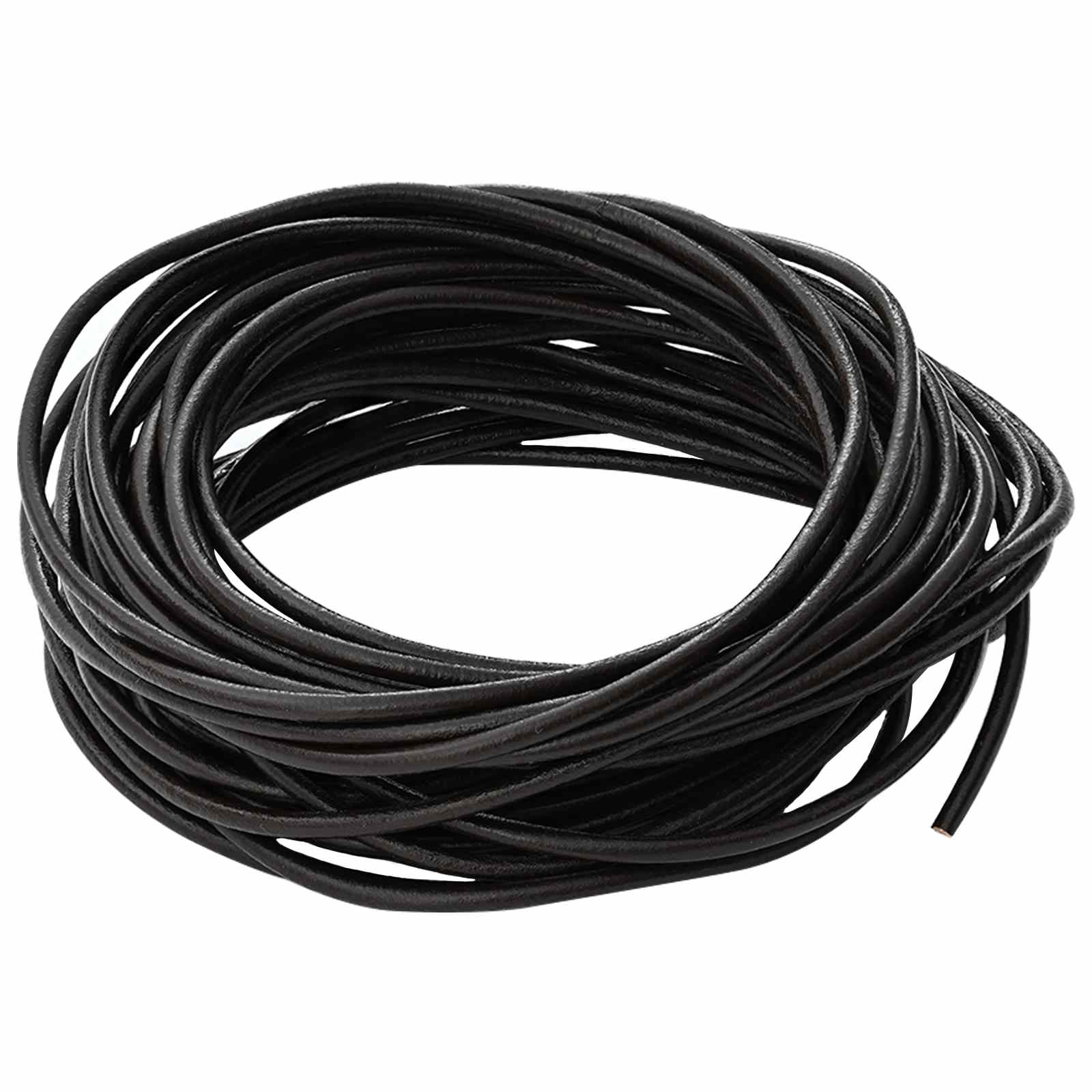 Dunkelbraune Lederschnur Ø2,5 mm x 5 m