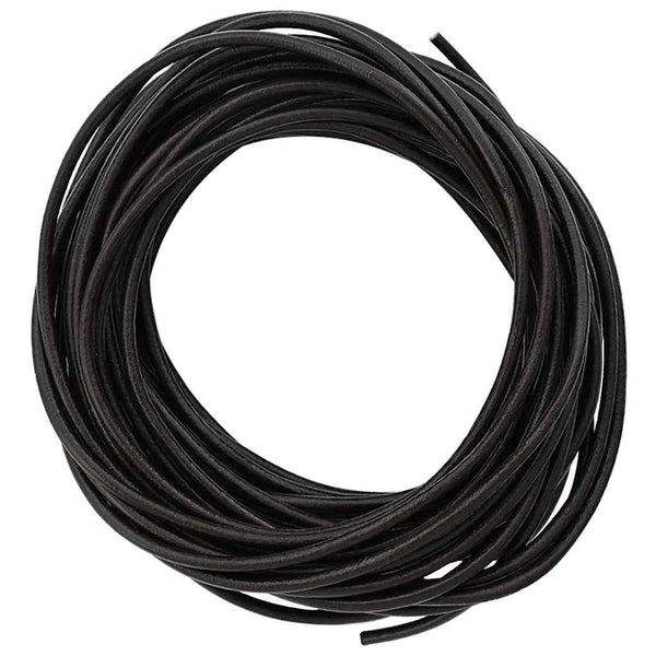 Dunkelbraune Lederschnur Ø2,5 mm x 5 m