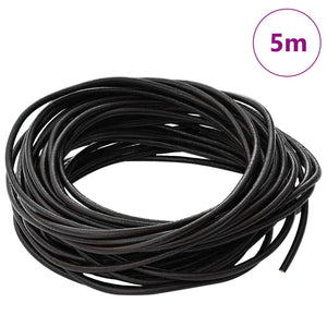 Dunkelbraune Lederschnur Ø2,5 mm x 5 m