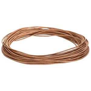 Braune Lederschnur Ø1,5 mm x 10 m