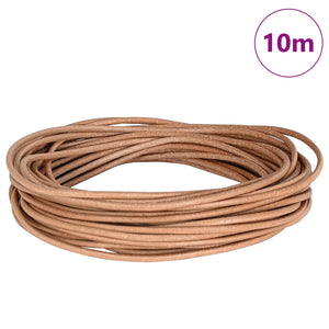 Braune Lederschnur Ø2,5 mm x 10 m