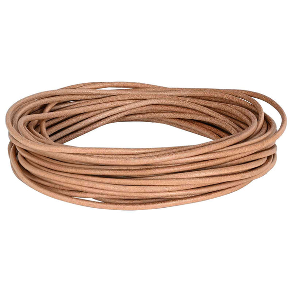 Braune Lederschnur Ø3 mm x 50 m