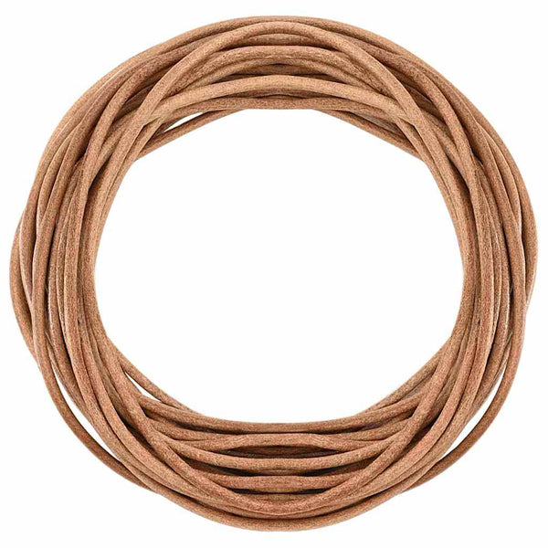 Braune Lederschnur Ø4 mm x 5 m