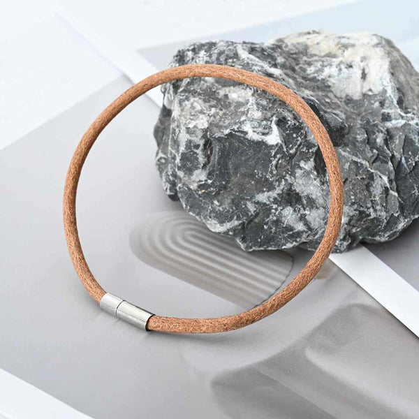 Braune Lederschnur Ø4 mm, 50 m