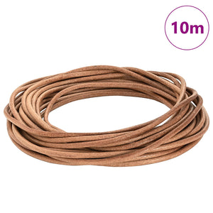 Braune Lederschnur Ø5 mm x 10 m