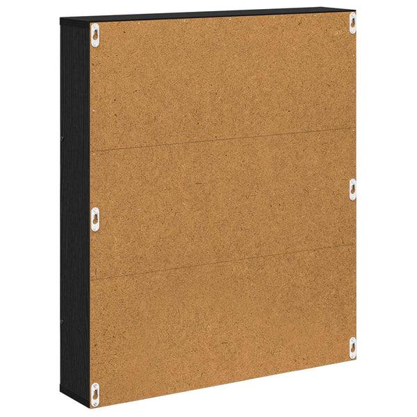 Magazinregal Schwarz Eiche 60x12x70cm