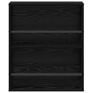 Magazinregal Schwarz Eiche 60x12x70cm