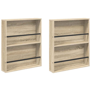 Magazinregal 2er Set Sonoma Eiche
