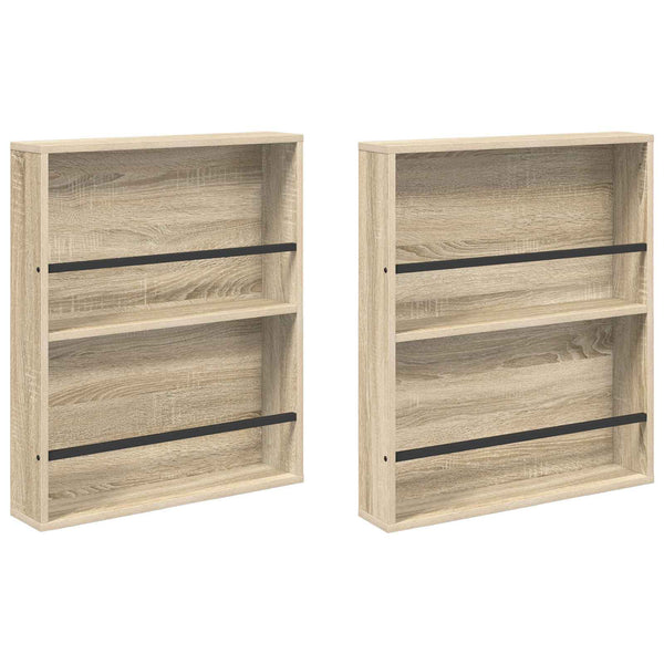 Magazinregal 2er Set Sonoma Eiche