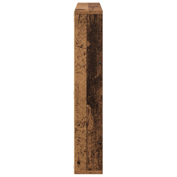 vidaXL Étagère murale de rangement avec étagère en bois de récupération 60 x 12 x 70 cm Bois d'ingénierie