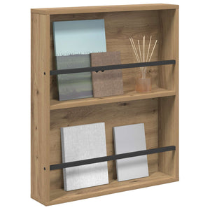 Wandregal Artisan Eiche 60x12x70 cm