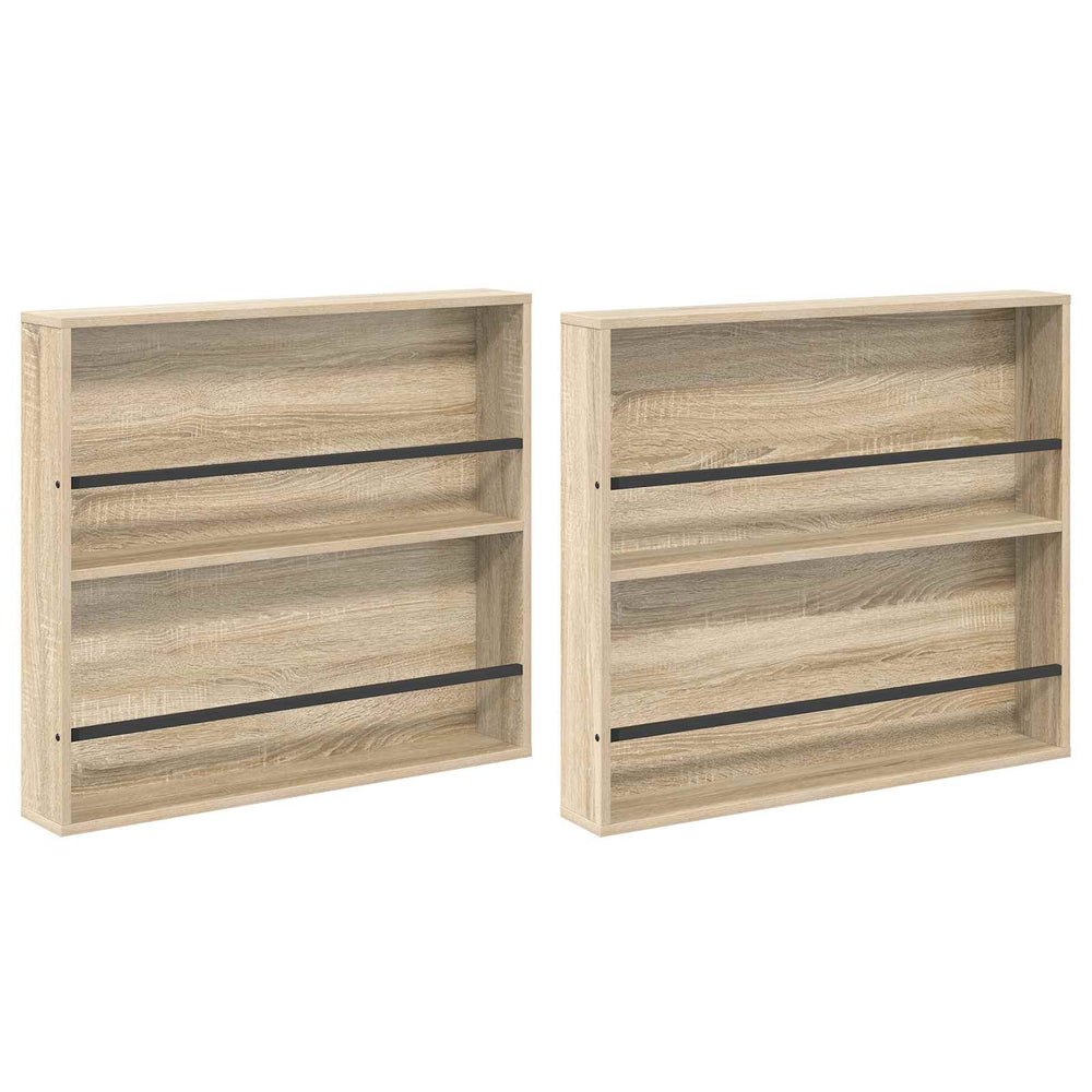 Magazinregal Sonoma-Eiche, 2er Set