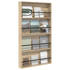 Magazinregal Sonoma-Eiche, 2er Set