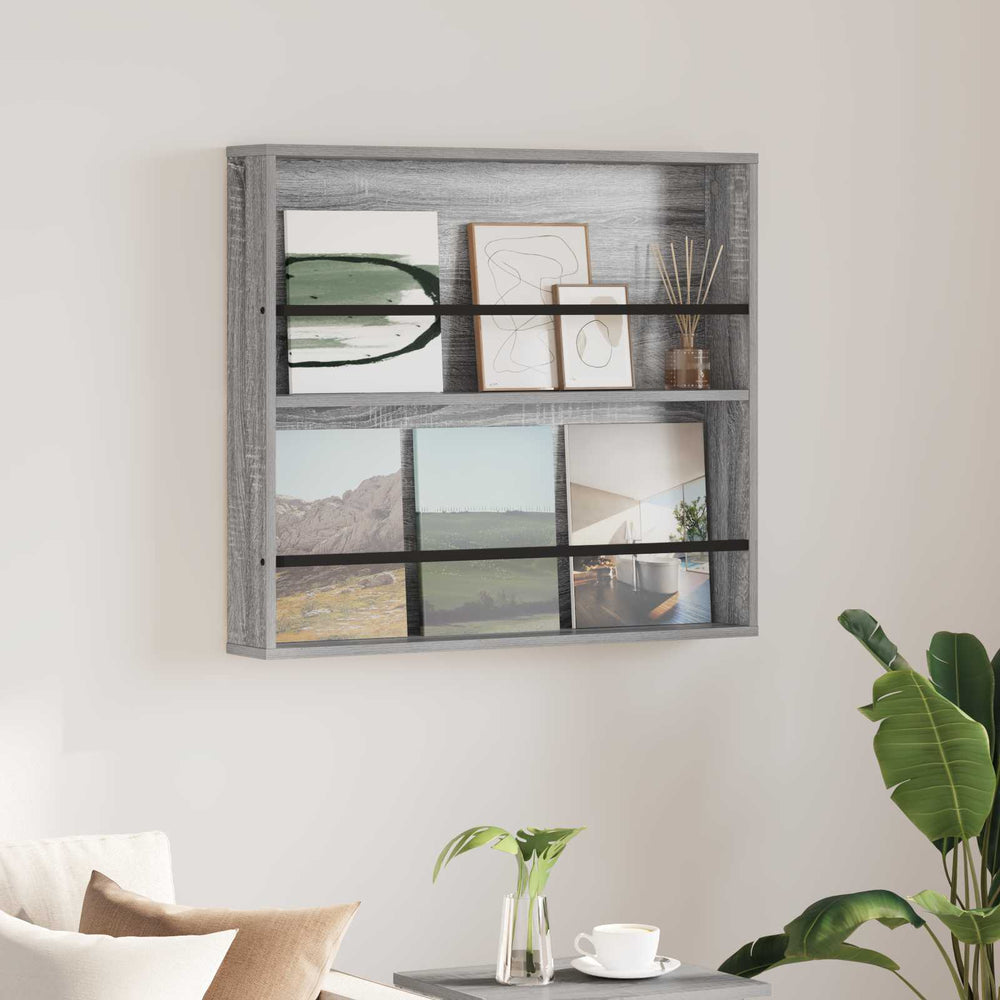 Graues Zeitschriftenregal Sonoma 80cm