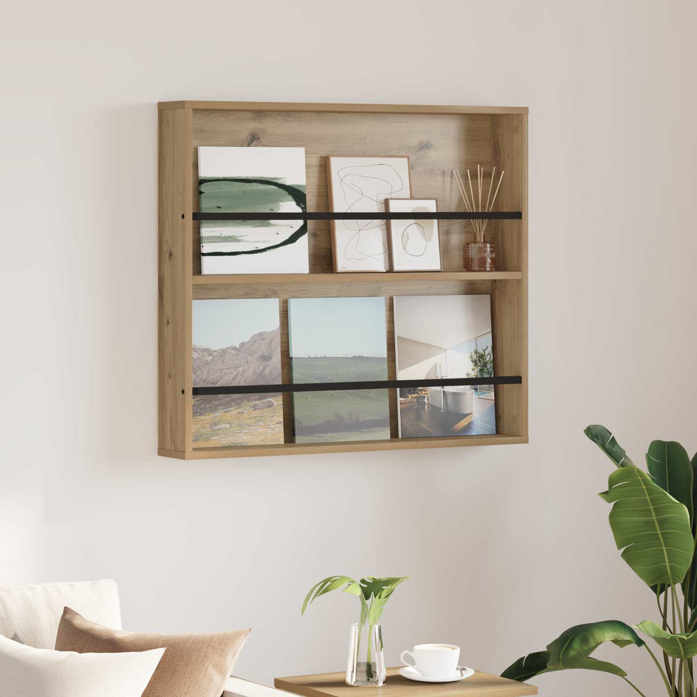 Wandregal Artisan Eiche 80x70 cm