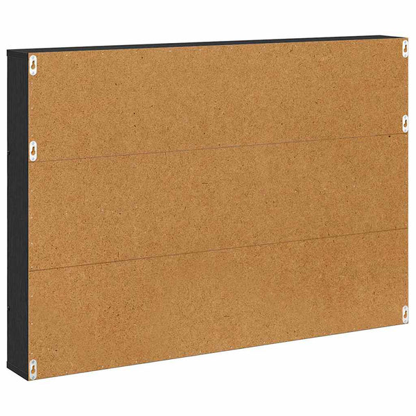 Magazinregal 2er Set Schwarz Eichenoptik