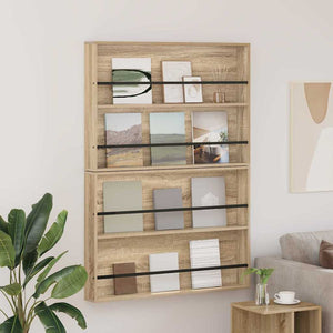 Magazinregal Sonoma-Eiche, 2er-Set