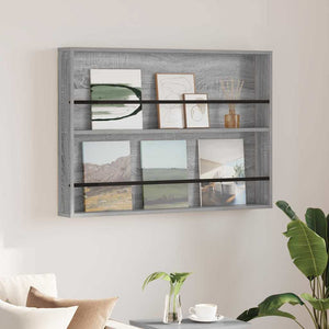 Wandregal Sonoma Grau 100x70 cm