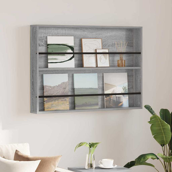 Wandregal Sonoma Grau 100x70 cm