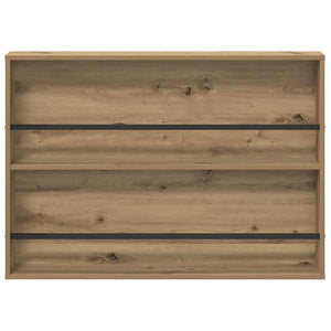 Wand-Magazinregal Artisan Eiche 100x70 cm