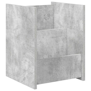 Magazinregal Beton Grau 35x35x45cm