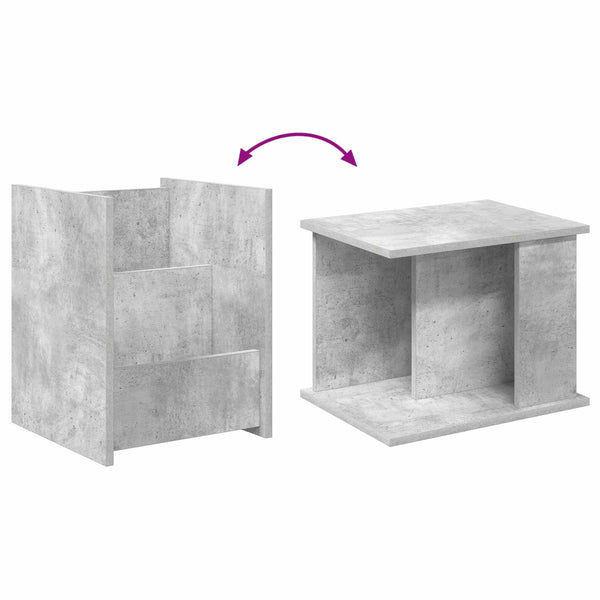 Magazinregal Beton Grau 35x35x45cm