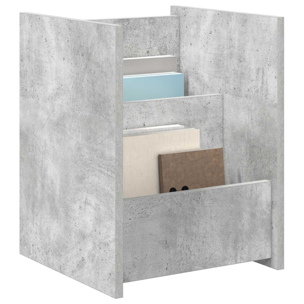 Magazinregal Beton Grau 35x35x45cm