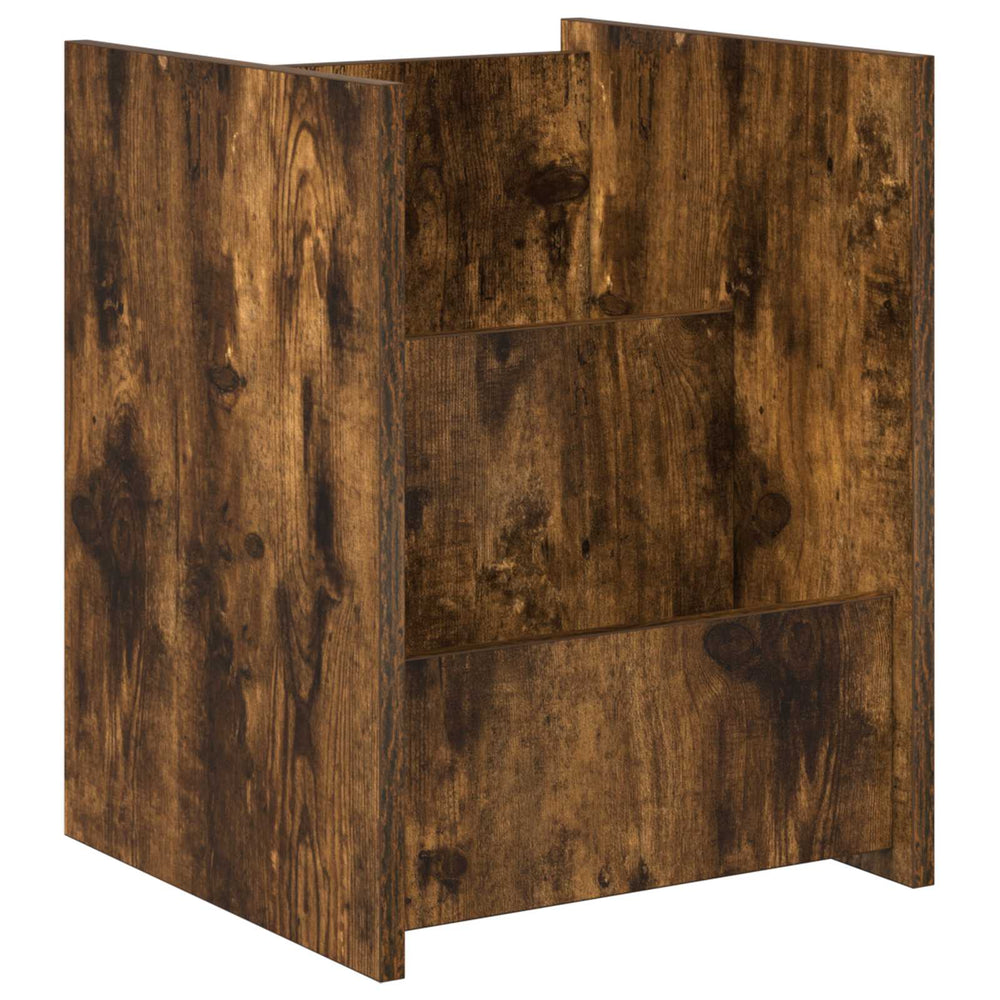 Magazinregal Geräucherte Eiche 35x35x45 cm