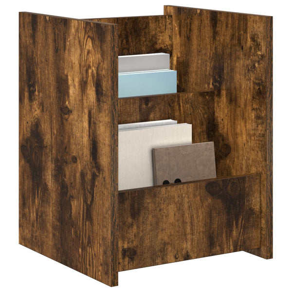 Magazinregal Geräucherte Eiche 35x35x45 cm