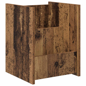 Zeitschriftenregal Altholz 35x35x45 cm