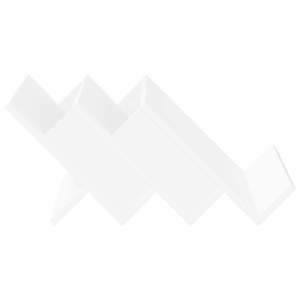 Weißes Magazinregal mit Regal