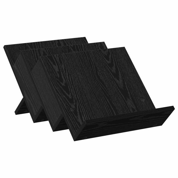 Magazinregal Schwarz Eiche 53x40x28,5 cm