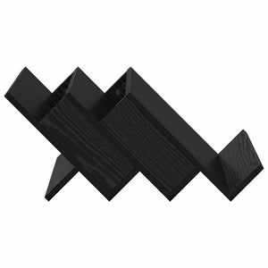 Magazinregal Schwarz Eiche 53x40x28,5 cm