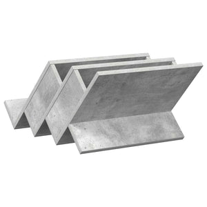 Magazinregal Beton Grau 53x40x28,5 cm