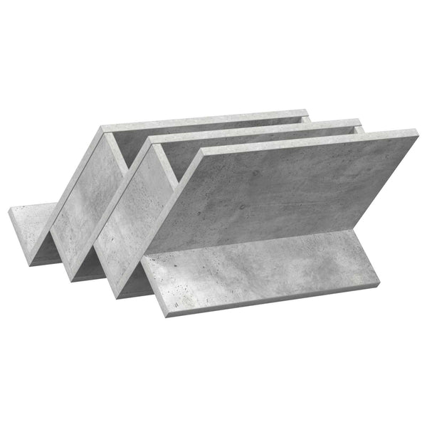 Magazinregal Beton Grau 53x40x28,5 cm