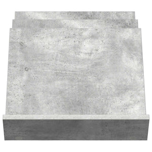 Magazinregal Beton Grau 53x40x28,5 cm