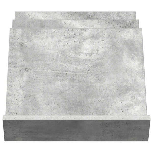 Magazinregal Beton Grau 53x40x28,5 cm