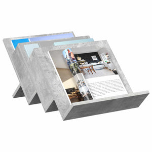 Magazinregal Beton Grau 53x40x28,5 cm