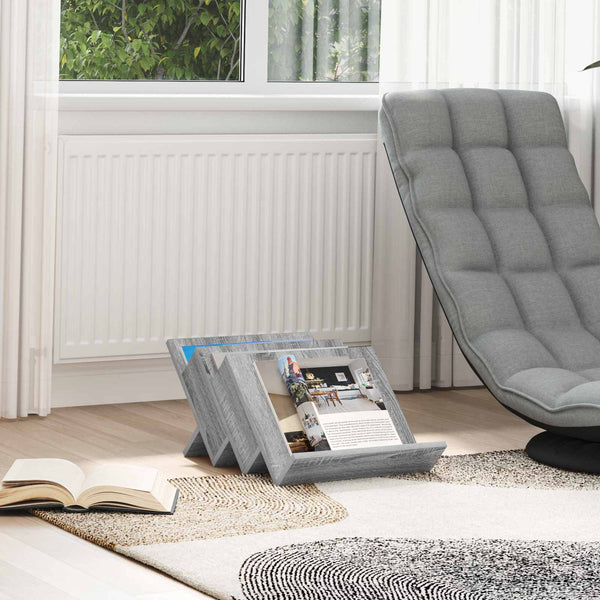 Magazinregal Sonoma Grau 53x40x28,5 cm