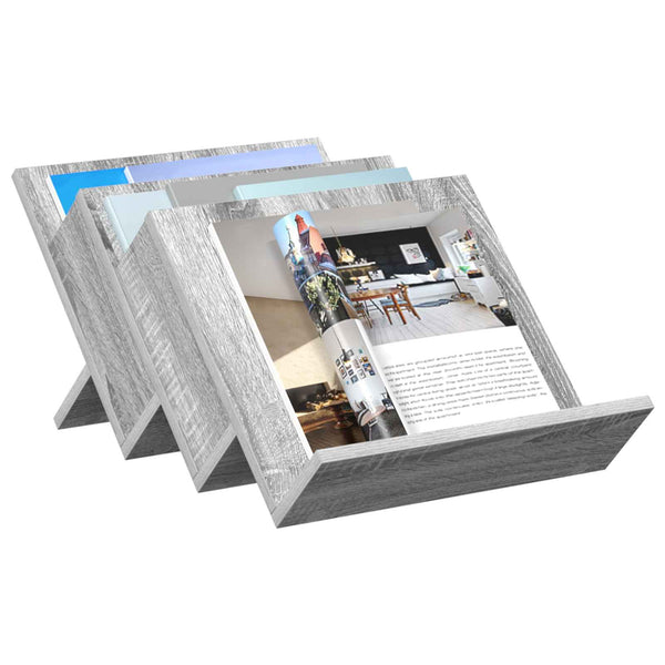 Magazinregal Sonoma Grau 53x40x28,5 cm