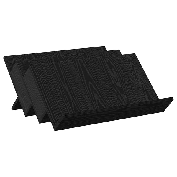 Magazinregal Schwarz Eiche 65x53x28,5 cm