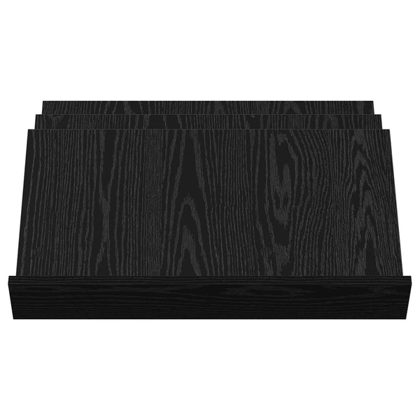 Magazinregal Schwarz Eiche 65x53x28,5 cm