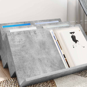 Magazinregal Beton Grau 65 cm