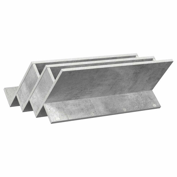 Magazinregal Beton Grau 65 cm