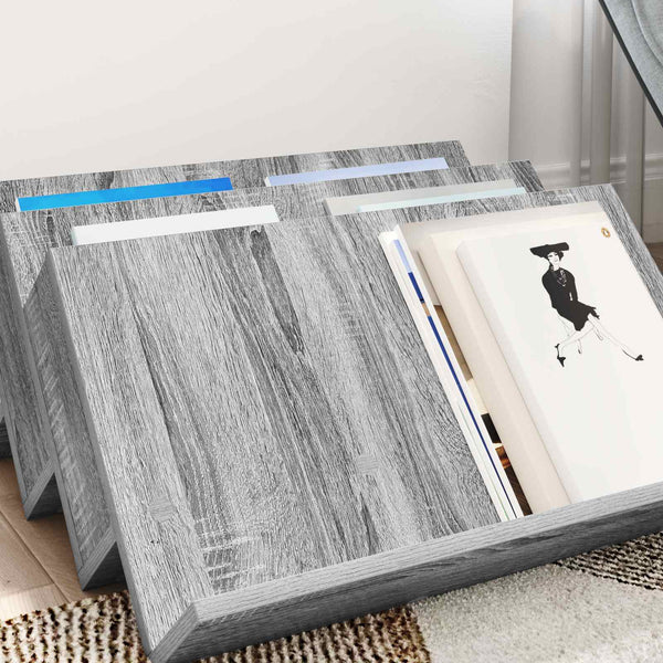 Magazinregal Sonoma Grau 65x53x28,5 cm