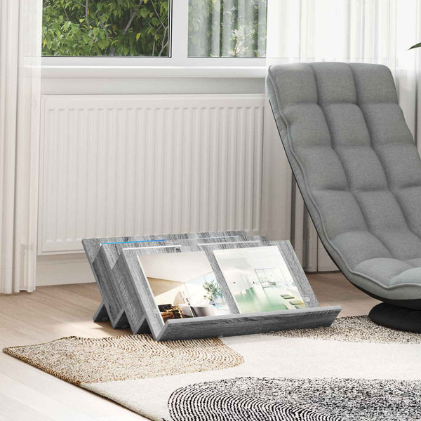 Magazinregal Sonoma Grau 65x53x28,5 cm